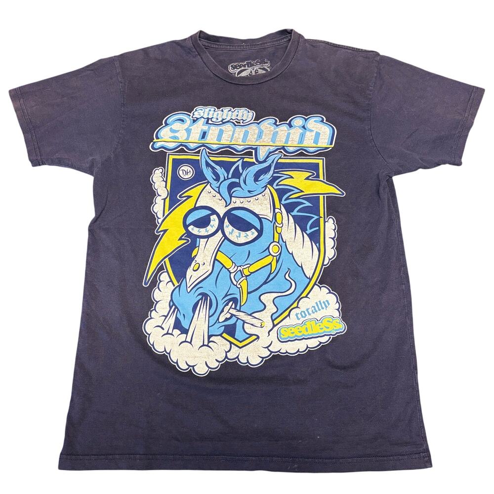 Vintage Slightly Stoopid  Seedless Shirt Medium Navy Dane Holmquist USA